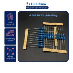 Điện trở vạch 1W 0.68R 1% chân đồng (10c)