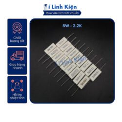 Điện trở sứ 5W 2.2K 5% chất lượng tốt