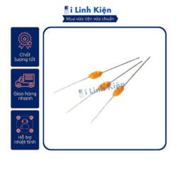 Tụ sứ vàng 104 100nF 0.1uF 50V đóng dây (10c)