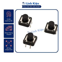 Nút nhấn 4 chân 12x12mm 4P DIP chống nước