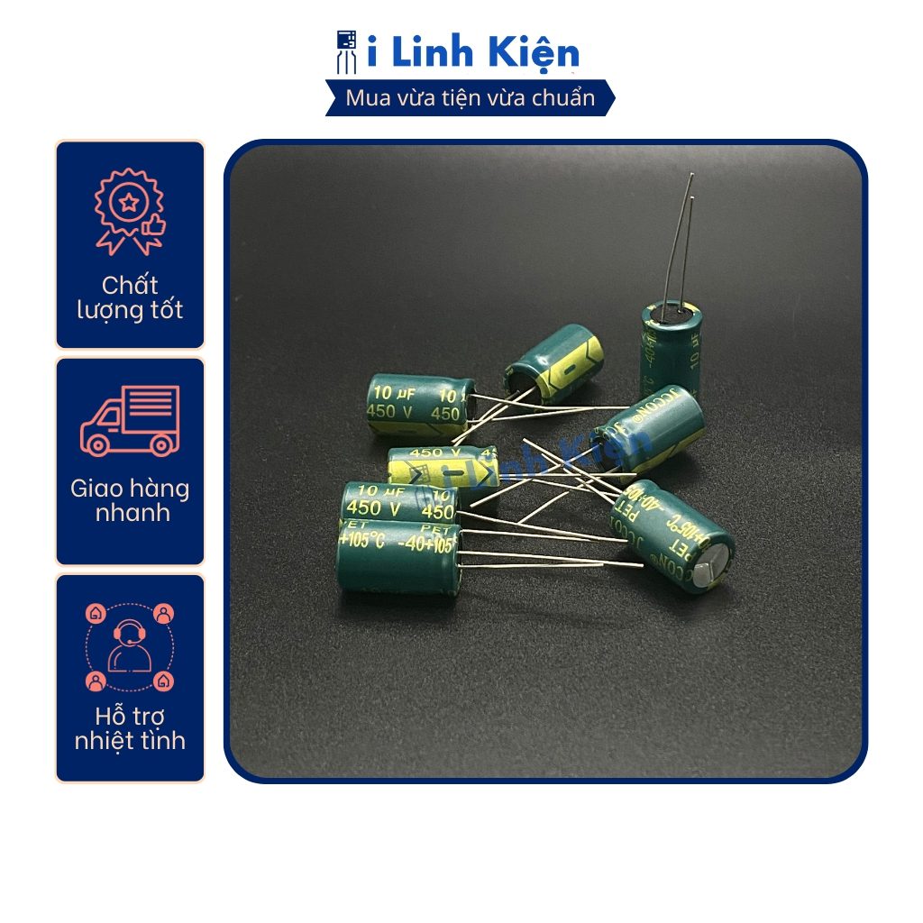 Tụ hóa 50V 1uF-3300uF tần số cao 2 Tụ hóa 50V 1uF-3300uF tần số cao - Ảnh 2