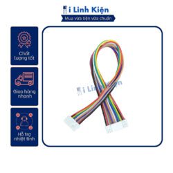 Dây bus 8P XH2.54 dây 22AWG 2 đầu cắm dài 30cm