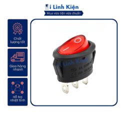 Công tắc bập bênh Elip KCD1 3P 6A250V 13.5x26.5mm có đèn