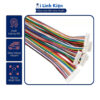 Dây bus 9P XH2.54 dây 26AWG 1 đầu cắm dài 30cm