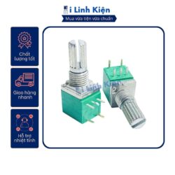 Chiết áp công tắc đơn RV097NS xanh 5 chân 1K - 500K chất lượng tốt