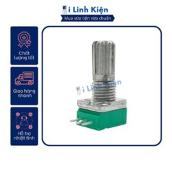 Chiết áp đơn RK097N xanh 15mm 1K - 500K chất lượng tốt