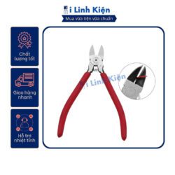 Kìm cắt dây điện, cắt chân linh kiện, làm đồ thủ công có lò xo mini tiện lợi chuyên dụng.
