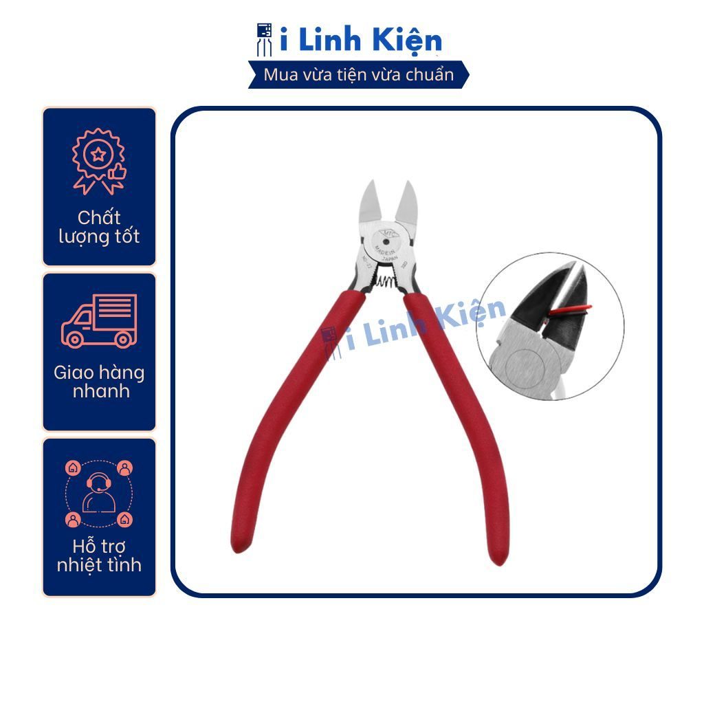 Kìm cắt dây điện, cắt chân linh kiện, làm đồ thủ công có lò xo mini tiện lợi chuyên dụng. 1 Kìm cắt dây điện, cắt chân linh kiện, làm đồ thủ công có lò xo mini tiện lợi chuyên dụng.
