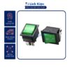 Công tắc KCD4-202 6 chân 2 chế độ 16A 250VAC sáng đèn màu đỏ, xanh lá chất lượng cao.