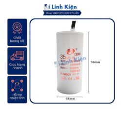 Tụ khởi động 450V giá trị từ 4uF-80uF CBB60 chính hãng SENJU trắng chất lượng tốt.