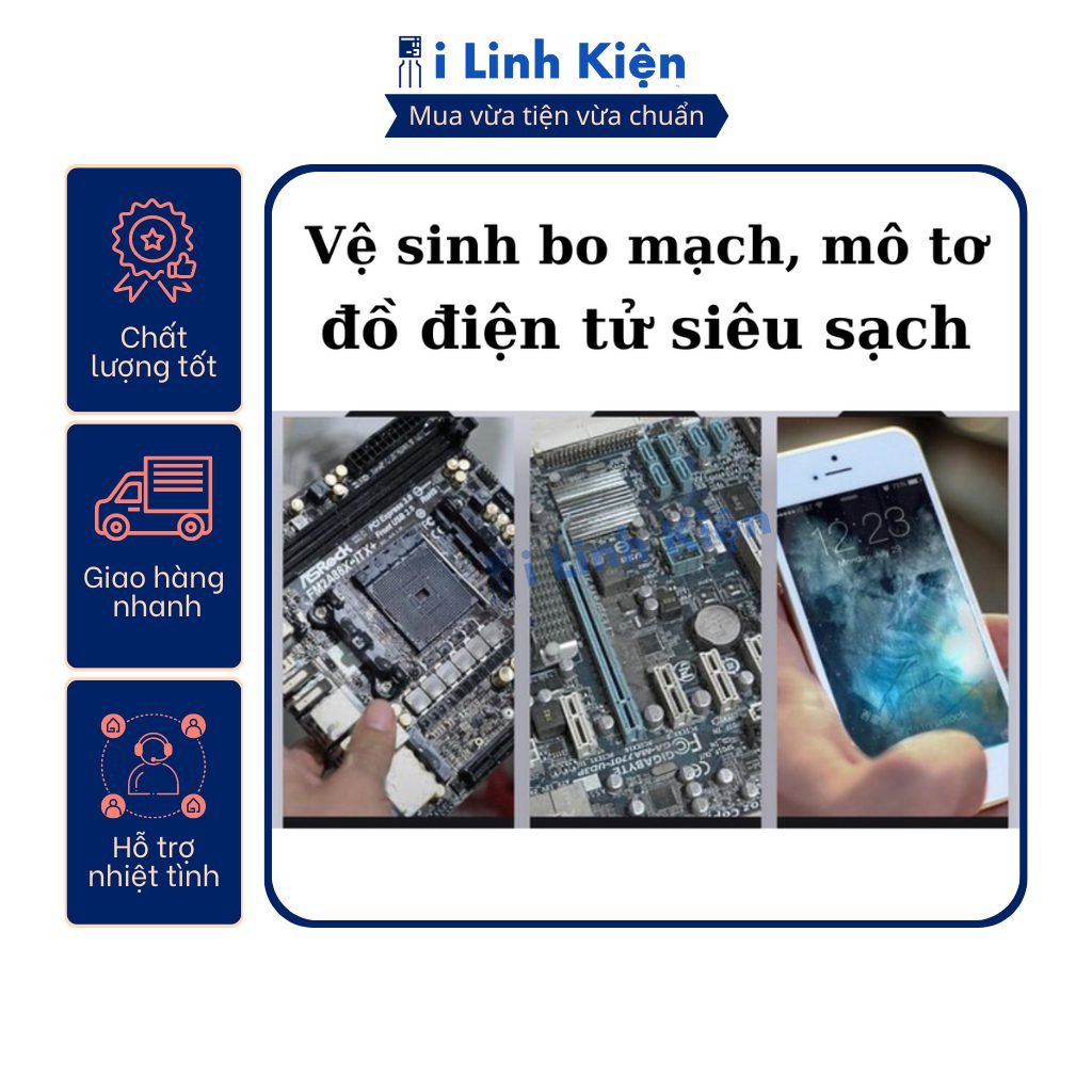 Vệ sinh bo mạch điện tử, xịt rửa mạch, laptop, màn hình LCD siêu sạch, thân thiện môi trường chất lượng cao. 4 Vệ sinh bo mạch điện tử, xịt rửa mạch, laptop, màn hình LCD siêu sạch, thân thiện môi trường chất lượng cao. - Ảnh 4