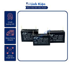 Tụ quạt 2 chân jack cắm đầy đủ giá trị từ 1.5uF - 12uF chất lượng cao.