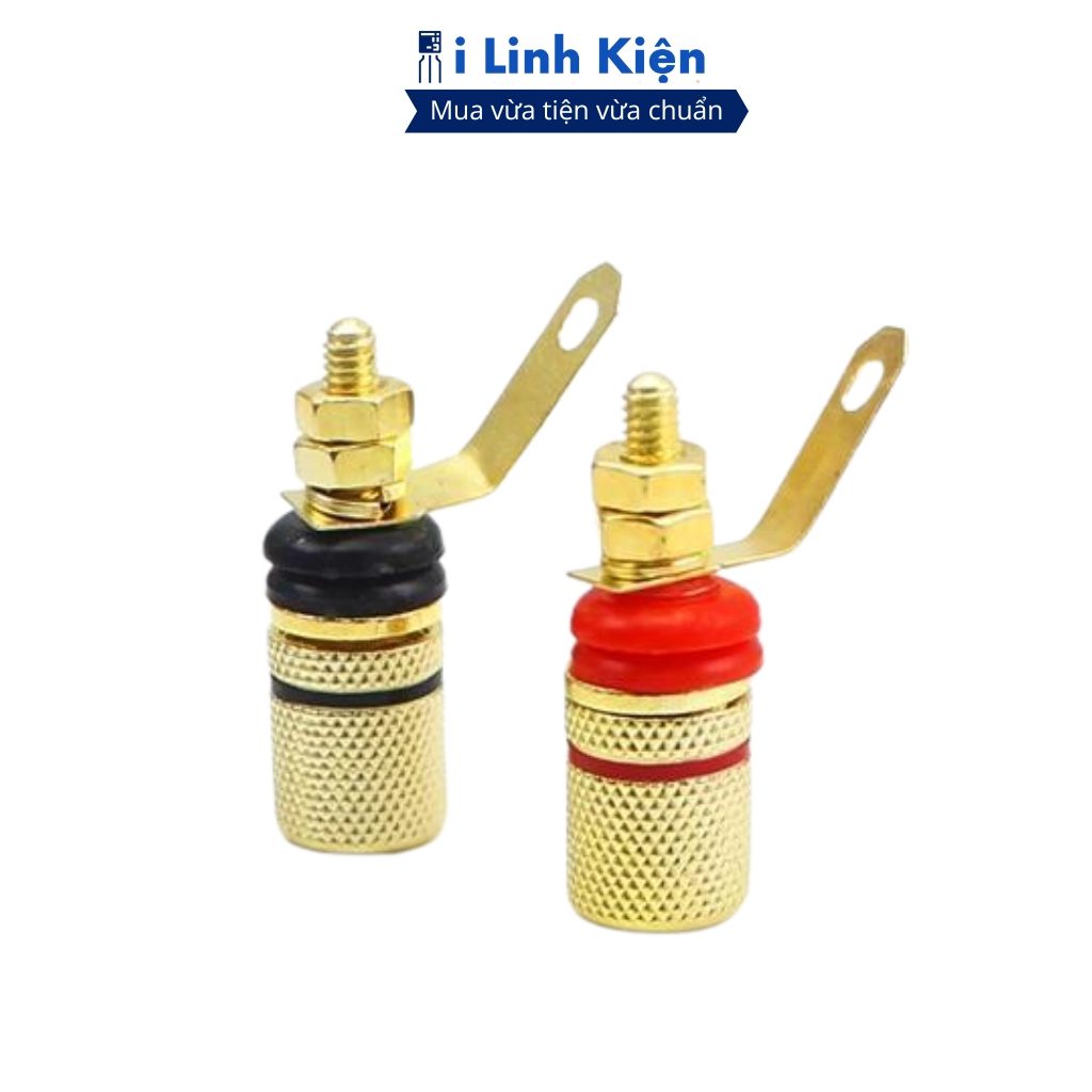 Đôi Jack loa màu đỏ đen chất liệu kim loại siêu xịn Ilinhkien 8 Đôi Jack loa màu đỏ đen chất liệu kim loại siêu xịn Ilinhkien - Ảnh 8