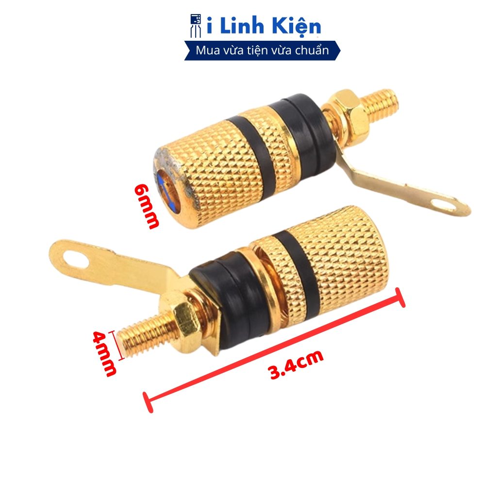 Đôi Jack loa màu đỏ đen chất liệu kim loại siêu xịn Ilinhkien 5 Đôi Jack loa màu đỏ đen chất liệu kim loại siêu xịn Ilinhkien - Ảnh 5