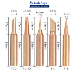 Mũi hàn thiếc 936 đầu mỏ hàn bằng đồng gia nhiệt nhanh bám thiếc tốt chất lượng cao Ilinhkien. 18 vn 11134207 7ra0g m9a08hvlqkjmda