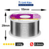 Thiếc hàn nhựa thông sn63 0.8mm 1mm 50G 100G chất lượng tốt.