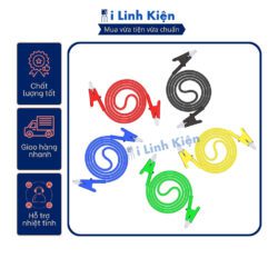 Dây kẹp cá sấu 2 đầu loại tốt dài 1m màu đen, màu đỏ