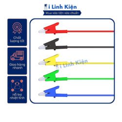 Dây kẹp cá sấu 2 đầu loại tốt dài 1m màu đen, màu đỏ 12 vn 11134207 7ras8 m416265dkrds1f