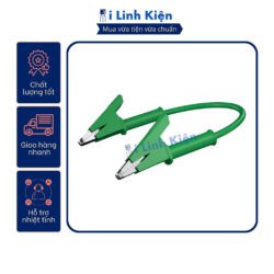 Dây kẹp cá sấu 2 đầu loại tốt dài 1m màu đen, màu đỏ 16 vn 11134207 7ras8 m416265dm5y8b2