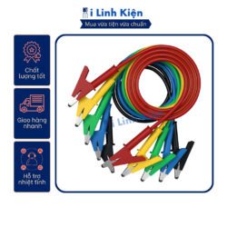 Dây kẹp cá sấu 2 đầu loại tốt dài 1m màu đen, màu đỏ 10 vn 11134207 7ras8 m416265dm6dr26