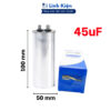 Tụ điều hòa 20uF 25uF 30uF 35uF 40uF 45uF 50uF 450V chất lượng cao.