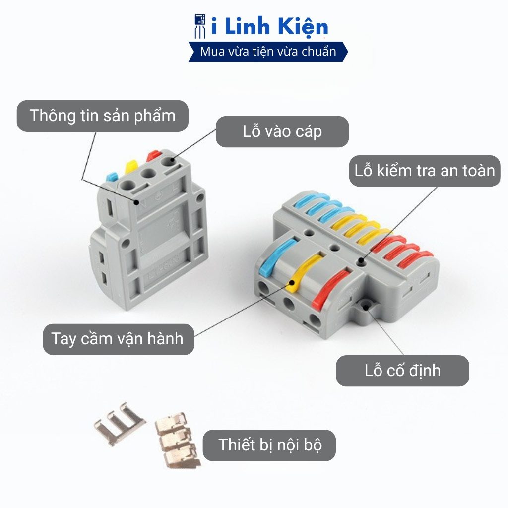 Cút Nối Dây Điện 2P 3P 4P 5P Đa Năng Chính Hãng Ilinhkien 3 Cút Nối Dây Điện 2P 3P 4P 5P Đa Năng Chính Hãng Ilinhkien - Ảnh 3
