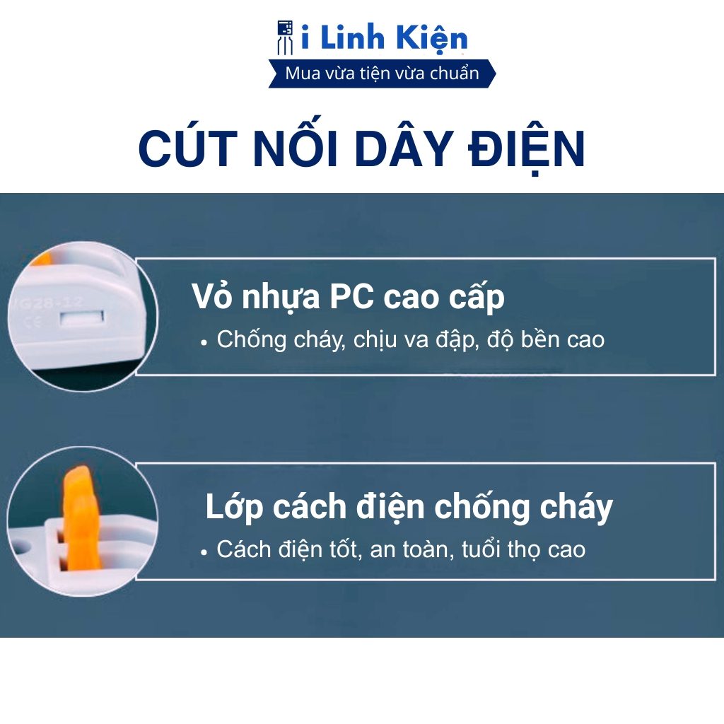 Cút Nối Dây Điện 2P 3P 4P 5P Đa Năng Chính Hãng Ilinhkien 4 Cút Nối Dây Điện 2P 3P 4P 5P Đa Năng Chính Hãng Ilinhkien - Ảnh 4