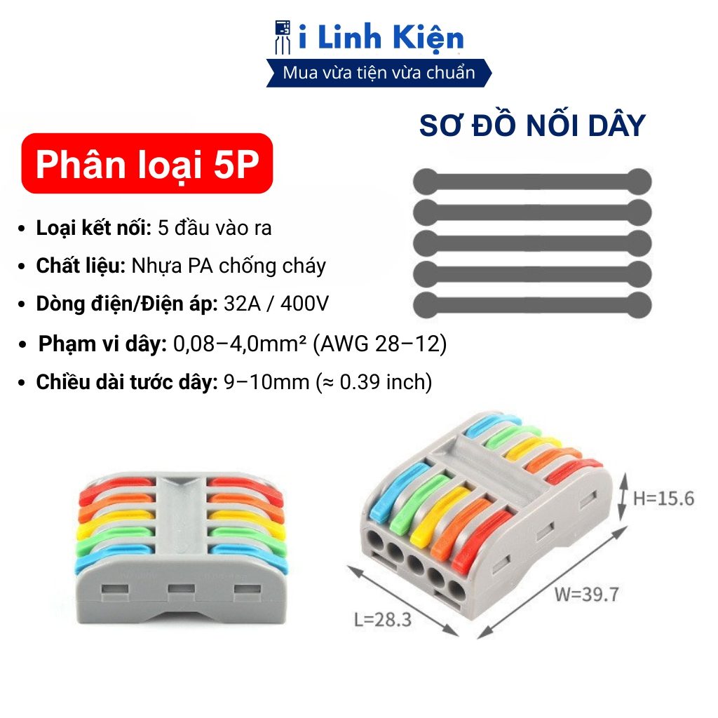 Cút Nối Dây Điện 2P 3P 4P 5P Đa Năng Chính Hãng Ilinhkien 9 Cút Nối Dây Điện 2P 3P 4P 5P Đa Năng Chính Hãng Ilinhkien - Ảnh 9