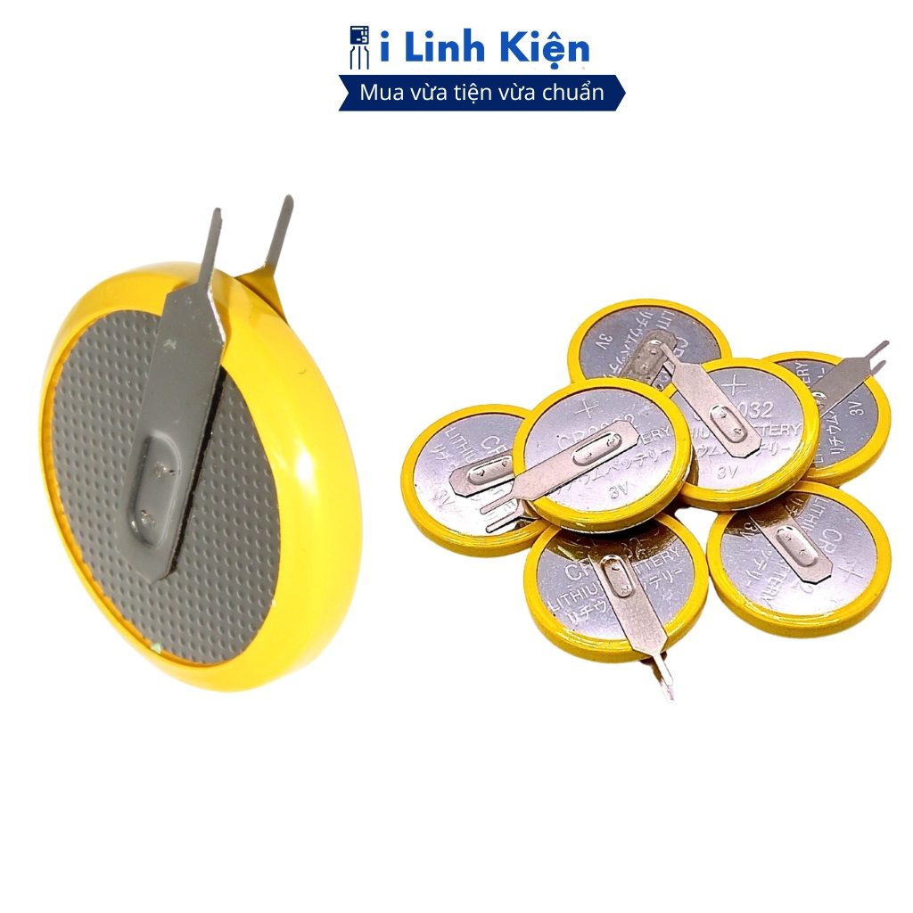 Pin cúc áo CR2032 3V hàn mạch chân đứng chất lượng 3 Pin cúc áo CR2032 3V hàn mạch chân đứng chất lượng - Ảnh 3