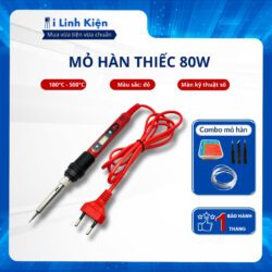 Mỏ hàn thiếc 80W 220V điều chỉnh nhiệt độ màn hình LCD cao cấp.