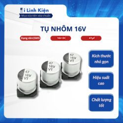 Tụ nhôm 16V 10uF-1000uF