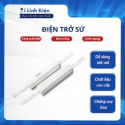 Điện trở sứ 20W giá trị từ 1R - 10K 5% chất lượng tốt