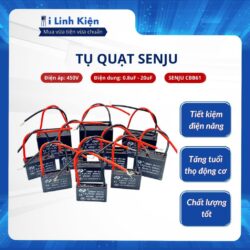 Tụ quạt 1uF-18uF dây SENJU CBB61 loại tốt
