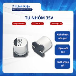 Tụ nhôm 35V 4.7uF-470uF