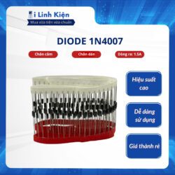 Diode 1N4007 1A 1000V thân to túi 10 con.