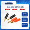 Đôi jack bắp chuối đực 4mm mạ vàng chất lượng cao