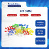 LED 3mm đủ các màu, đa dạng mẫu mã túi 10 con