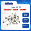 Cầu chì sứ 5x20mm 6x30mm 1A 2A 3A 4A 5A 6A 8A 10A 12A 15A 20A túi 10 con