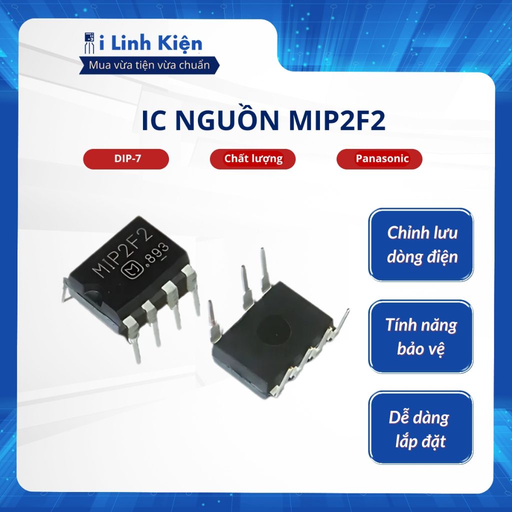 Ic nguồn MIP2F2 DIP-7 chất lượng tốt 1 Ic nguồn MIP2F2 DIP-7 chất lượng tốt