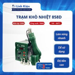 Máy khò trạm khò nhiệt 858A điều chỉnh tốc độ gió cao cấp chính hãng.
