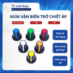Núm vặn biến trở chiết áp nhựa AG2 AG3 nhiều màu chất lượng tốt