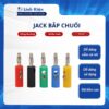 Jack bắp chuối đực 4mm màu đỏ/đen/trắng/xanh lá/xanh dương/vàng