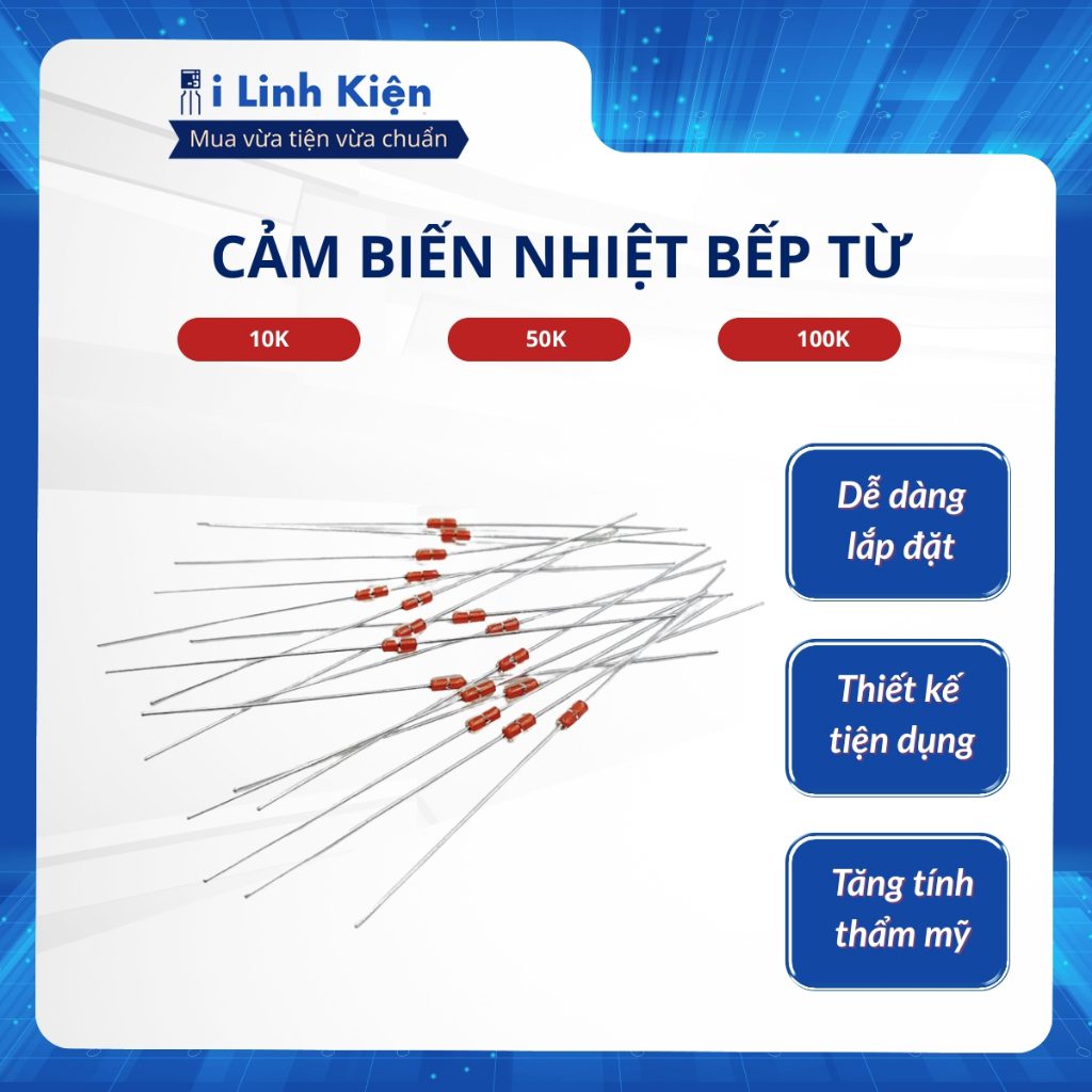 Cảm biến nhiệt NTC MF58 5K - 500K chất lượng tốt 1 Cảm biến nhiệt NTC MF58 5K - 500K chất lượng tốt