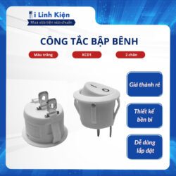 Công tắc bập bênh tròn trắng KCD1 2P chất lượng ilinhkien