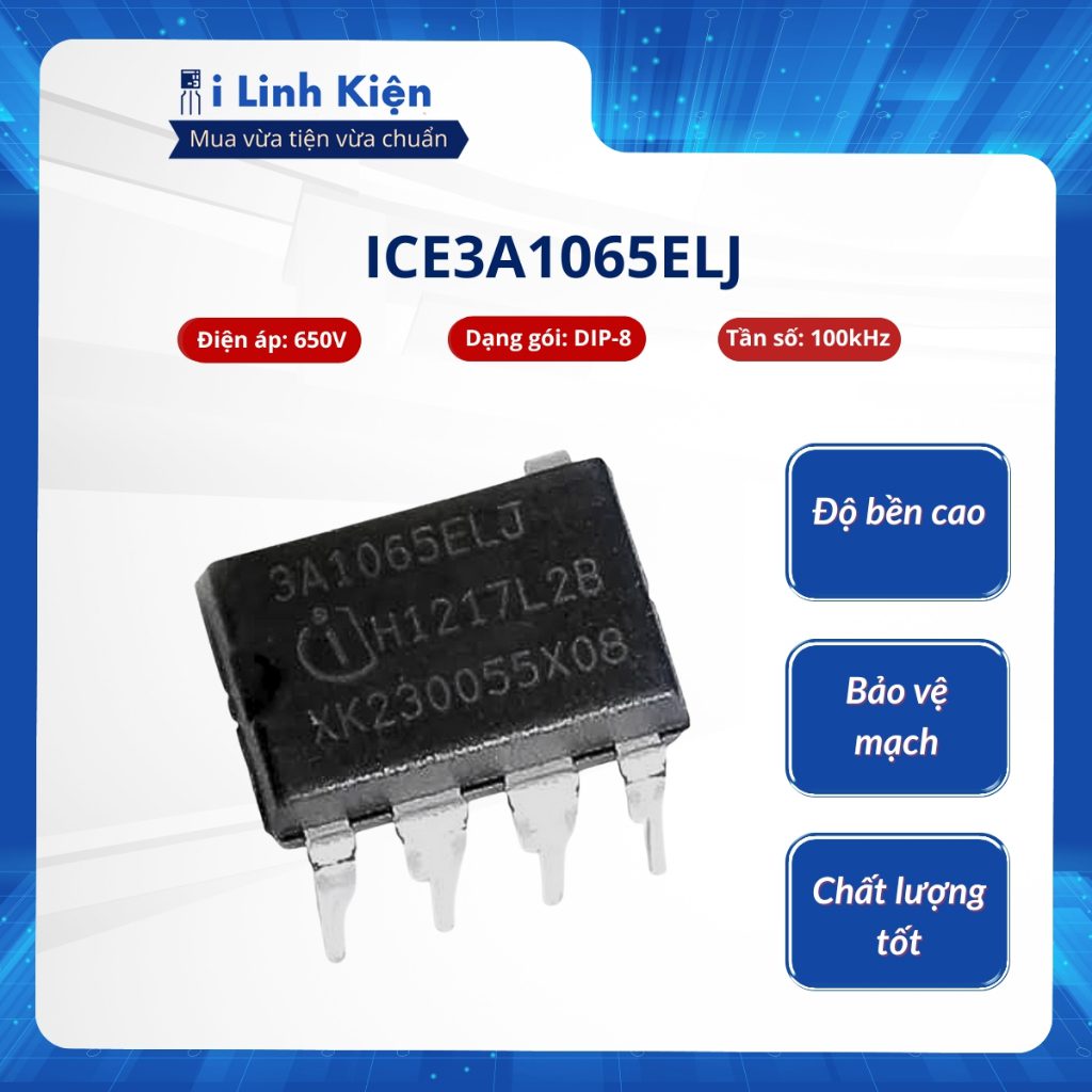 3A1065 ICE3A1065ELJ DIP-8 IC nguồn chính hãng 1 3A1065 ICE3A1065ELJ DIP-8 IC nguồn chính hãng