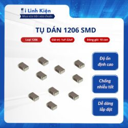 Tụ dán 1206 SMD 1uF - 22uF chất lượng tốt (dây 10c)