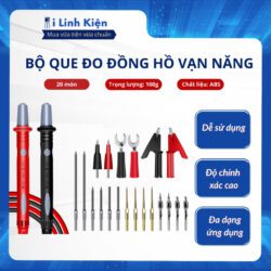 Que đo đồng hồ vạn năng dây đo thay dổi kim silicon mềm dẻo chịu nhiệt chống cháy 20A 1000V chất lượng cao