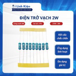 Điện trở vạch 2W 270K - 2M 1% chân đồng (túi 10 con)