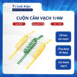 Cuộn cảm vạch 1/4W từ 1uF đến 1mH 0307 (10c)