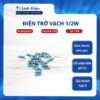 Điện trở vạch 1/2W 1% 10K - 10M chính hãng Ilinhkien.